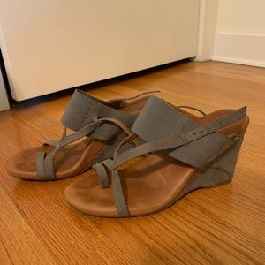 gray Kenneth Cole Gentle Souls wedges